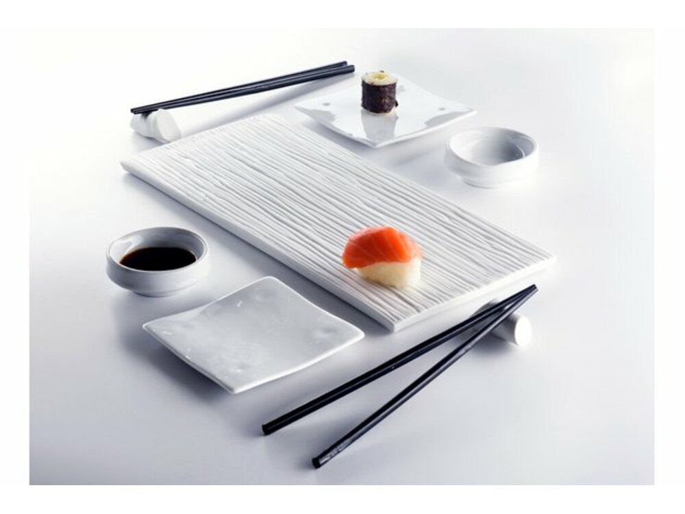 Sushi sada Zen Cmielow pro 2 osoby, bílá
