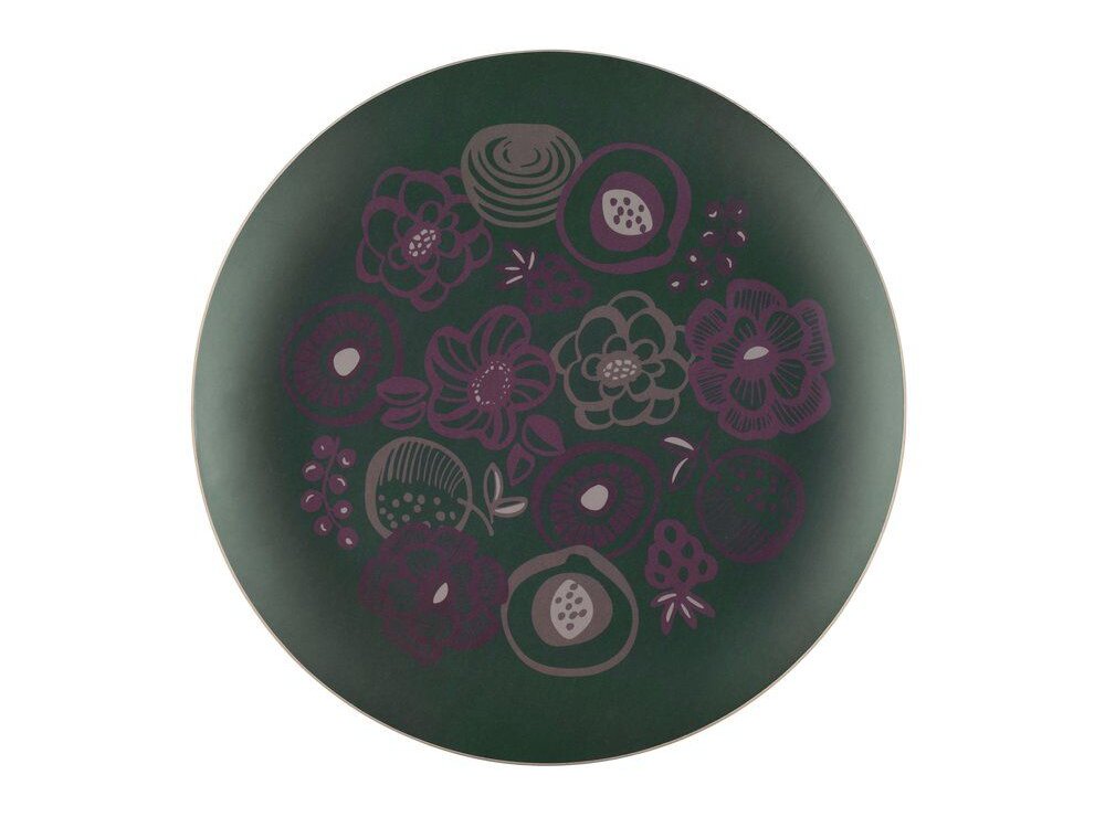 Servírovací tác Šárka, 41cm, zelený