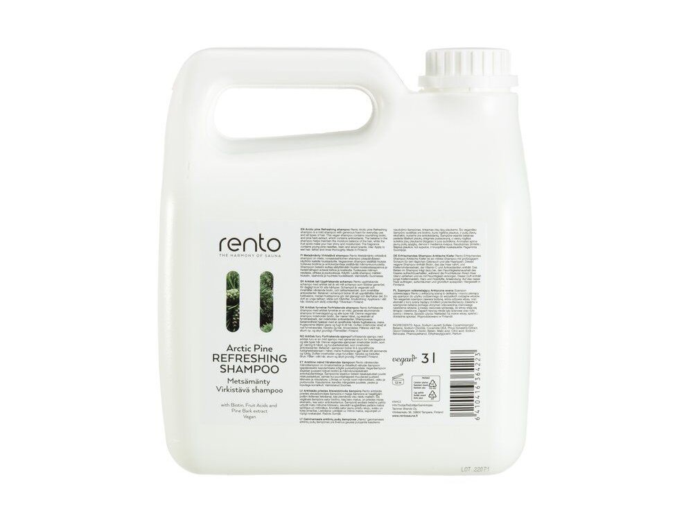 Rento šampon na vlasy, lesní borovice, 3 L