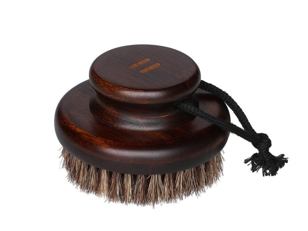 Saunový kartáč Rento, kulatý, přírodní, tmavě hnědý Saunový kartáč Rento, kulatý, přírodní, tmavě hnědý