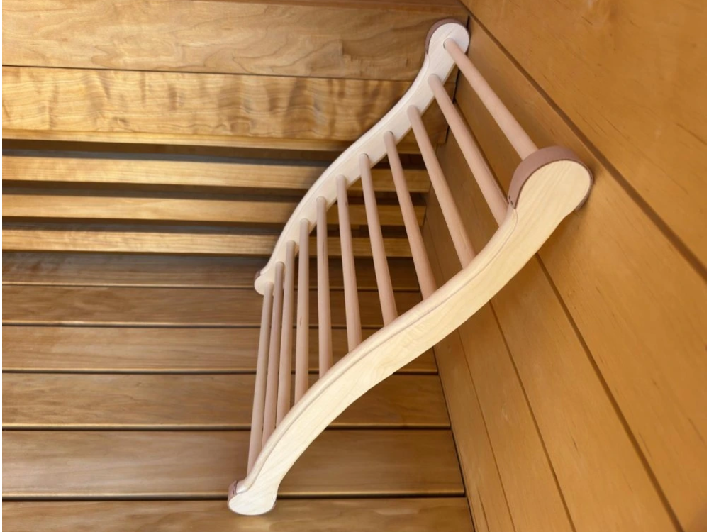 Dřevěná ergonomická opěrka zad, borovice