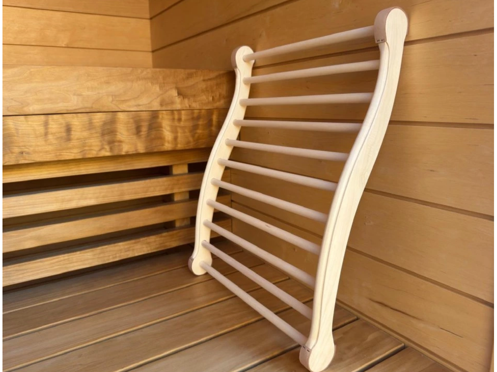 Dřevěná ergonomická opěrka zad, osika Dřevěná ergonomická opěrka zad, osika