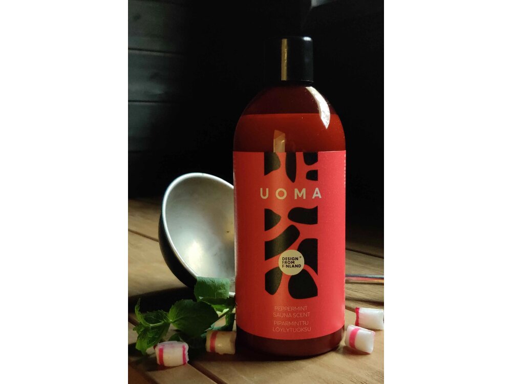 Saunová esence s vůni máty peprné, UOMA, 500 ml 