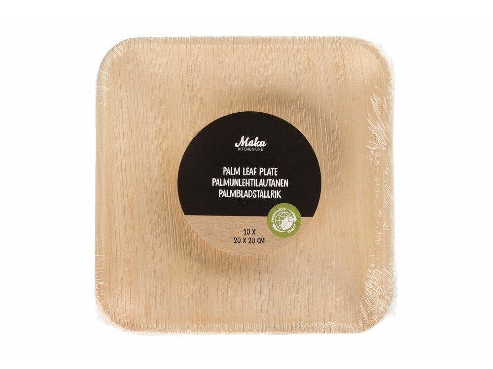 MAKU Talíř z palmového listu, sada