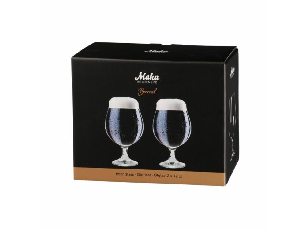 MAKU Sklenice na pivo, 50cl / 2 ks