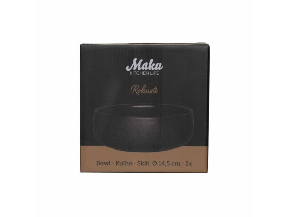 MAKU Keramická servírovací míska, 2ks/Ø 14,5cm