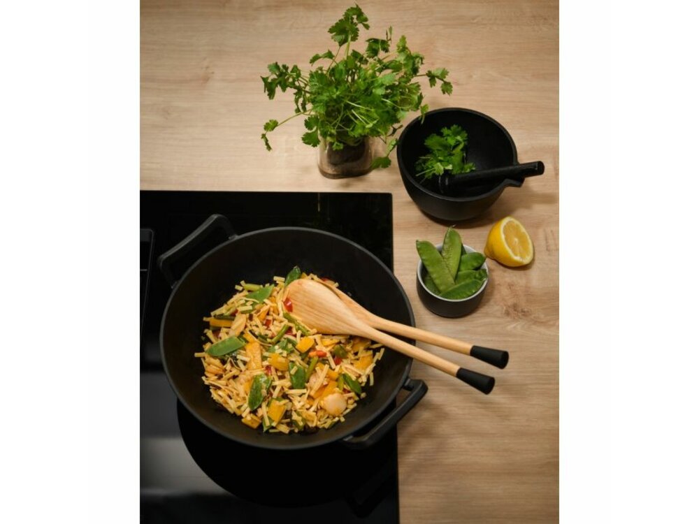 Litinový Wok, Ø30 cm