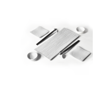 Sushi sada Zen Cmielow pro 2 osoby, bílá