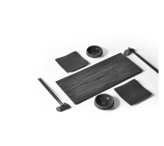 Sushi sada Zen Cmielow pro 2 osoby, černá