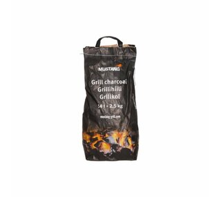 Dřevěné uhlí na grilování Mustang, 2,5 kg