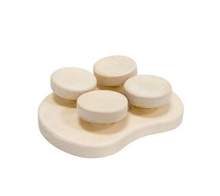 Dřevěná ergonomická opěrka hlavy, osika